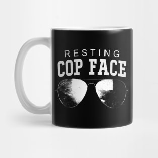 Resting Cop Face Mug